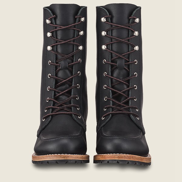 Heritage Støvler Dame - Red Wing Gracie - Tall Boundary Læder - Sort - KDCGTS-436